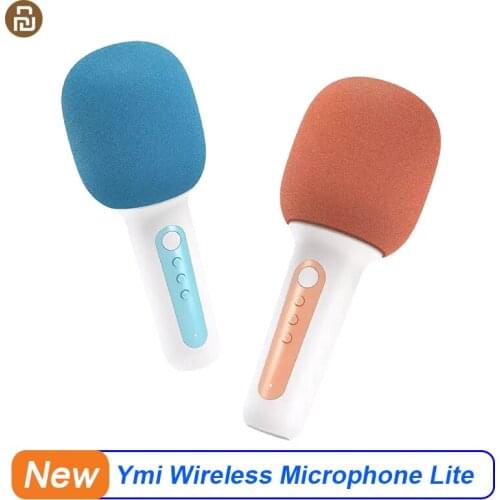 Xiaomi Youpin YMI Bluetooth Handheld Integrated Karaoke Microphone Wireless Recording Suitable Type-C Mic for Family Gatherings
