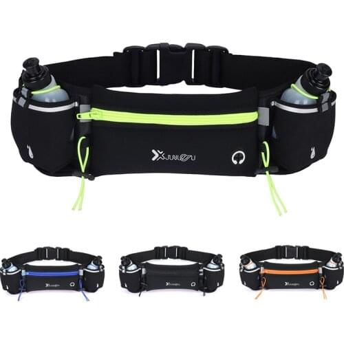 Motorcycle Motocross Waist Pack Marathon Dual Pocket Running Bag Trail Running Waist Pack Phone Waist Belt Sports Fanny Pack