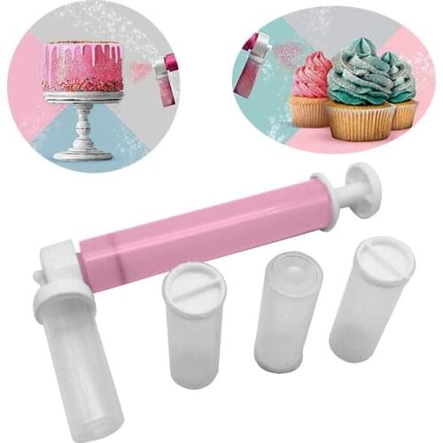Cake Manual Airbrush Decorating Spray Gun Spraying Coloring Baking Decoration Cupcakes Desserts Kitchen Pastry Tool Accessories