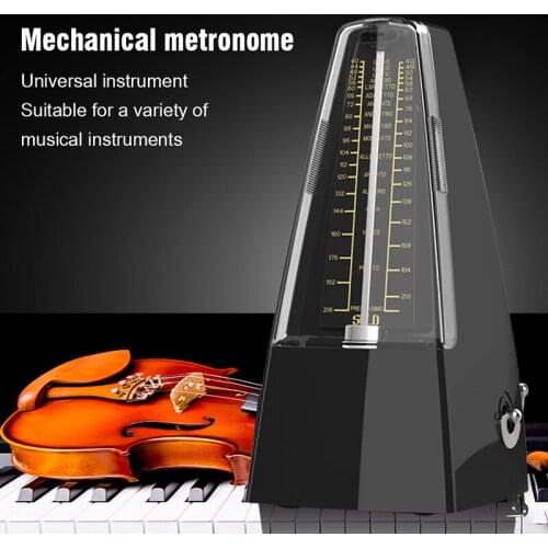 Standard Universal Mechanical Metronome Plastic Traditional Electronic Metronome Drum Musical Practice Tool For Beginners