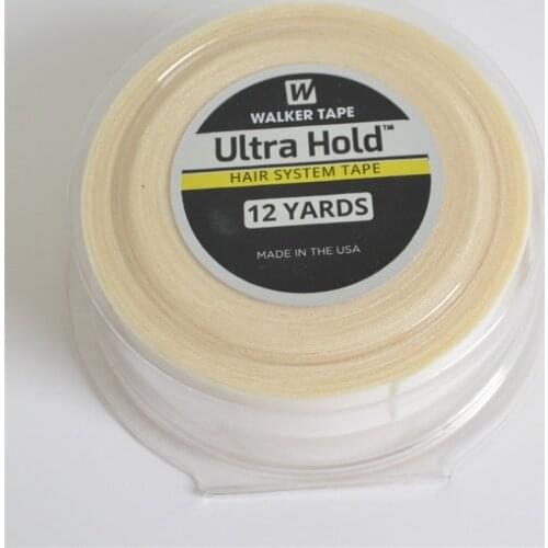 1Roll 12 Yards White Walker Ultra Hold Support Double Sided Waterproof Adhesive Tape For Tape Hair Extension/Toupee/Lace Wig