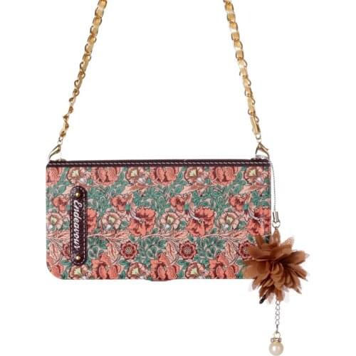 4 in 1 Wallet Bag Case for iPhone 11 Pro Max Leather Flip Stand Phone Cover Card Slot Women Shoulder Bag Handbag