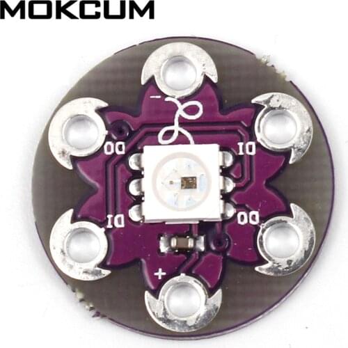 5pcs/lot LilyPad Pixel Board Pixel led led module led modul led pixel WS2812 5050 RGB LED Module Led Pixel Led Modul for Arduino