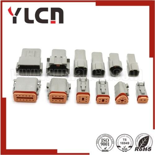60 Sets 6 Models Deutsch DT06/DT04 2/3/4/6/8/12 Pin Engine/Gearbox Car Auto Waterproof Electrical Connector Shipping Fast
