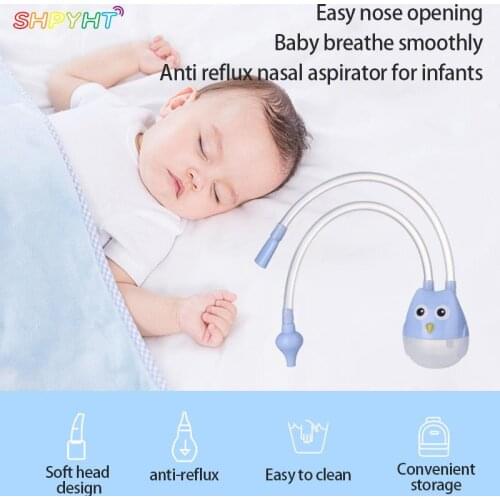 Baby Nasal Suction Aspirator Nose Cleaner Sucker Suction Tool Protection Baby Mouth Suction Aspirator Type Health Care Dropship