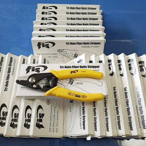 FIS Fiber 5pcs/lot Stripping pliers F11301T Three Segmented Stripping Design Miller Wire stripper Free Shipping