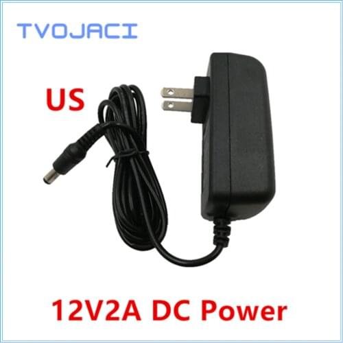 Free Freight AC 100-240V to DC 12V2A 2000mA EU / US / UK / AU Plug AC DC Power Adapter Charger CCTV Power Supply Adapter