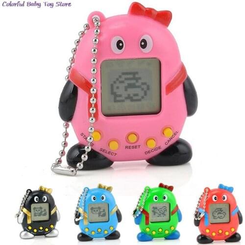 Pets Nostalgic Virtual Pet Cyber Pet Digital Pet Tamagotchi Penguins E-pet Gift Toy Handheld Game Machine