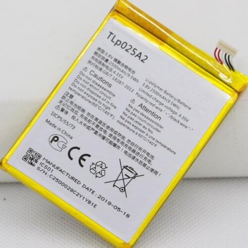 ISUNOO 2500Mah TLP025A2 battery for Alcatel OneTouch 6043D 8000D 8008D TCL S960 Smartphone Replacement Battery + adhesive tools