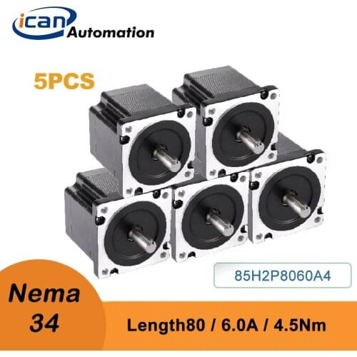 ICAN Stepper Motor Torque 6.0A 4.5Nm 80mm Electric Motor