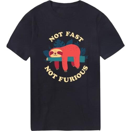 Not Fast Not Furious Streetwear T-shirts Men O-Neck Print Plus Size Tshirts Vintage Military Male Funny Top Tees Homme Camiaetas