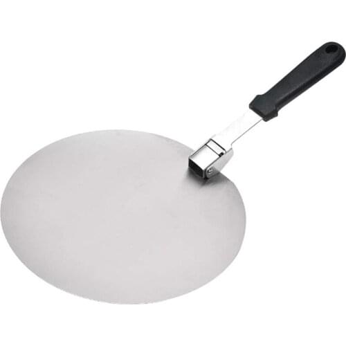 Stainless Steel Folding Pizza Peel with Non-Slip Handle 10 Inch Pizza Paddle for Baking Homemade Pizza and Bread