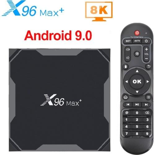 2020 X96 Max Plus Smart TV BOX 8K S905X3 Android 9.0 TV box 4GB 64GB Media Player Dual Wifi X96 Max Set Top Box 4GB RAM 32GB