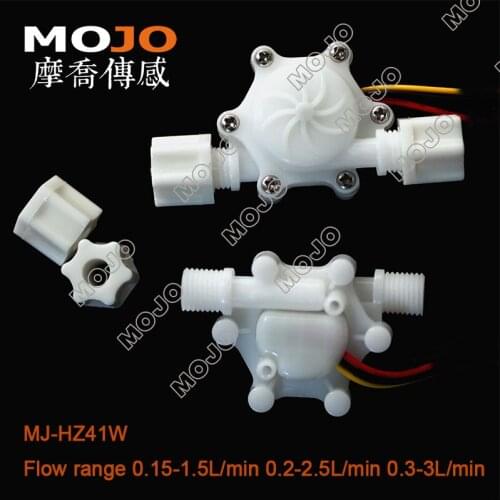 Hall flow meter MJ-HZ41W 0.25-2.5L/min Micro meter Intelligent water dispenser flow sensor