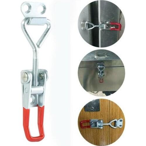Steel Cabinet Boxes Handle Adjustable Toggle Clamp Clamping Metal 100kg 220 Lbs Quick Release Holding Latch Hand Tool
