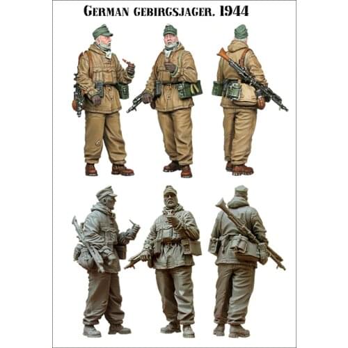 [tuskmodel] 1 35 scale resin model figures kit German E29