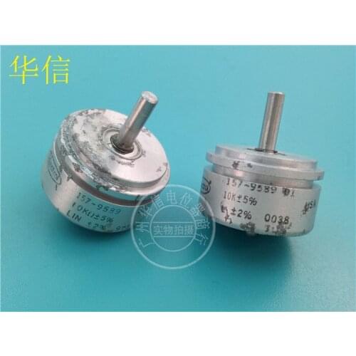 [VK] Used SPECTROL 157-9589 01 10K conductive plastic potentiometer servo installation switch