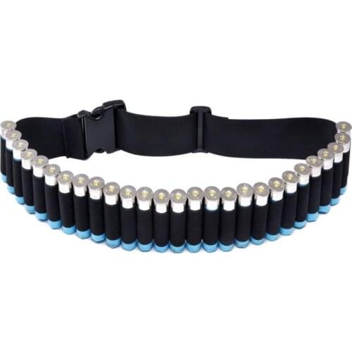 Military Molle Pouch Tactical 25 Shell bandolier Belt 140*5CM Outdoor Airsoft Hunting Cartridge Belt Hunting accessories