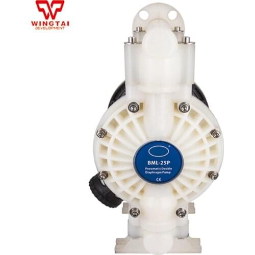 1 inch PP Plastic air Pump 159 L/min Corrosion-resistant Pneumatic Diaphragm Pump BML-25P For Chemical Industry