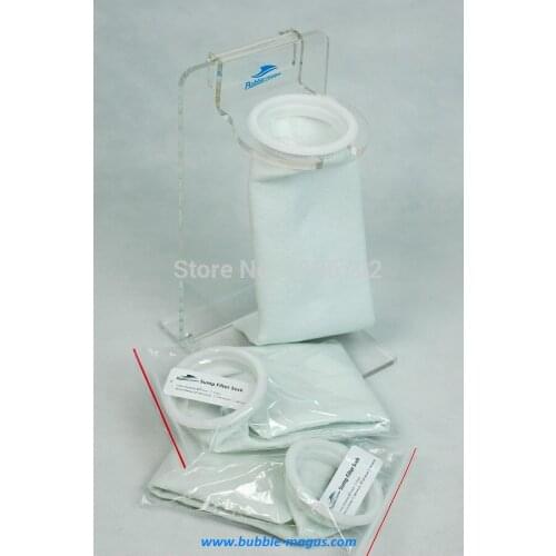1Pc Aquarium Fish Tank Filter Bag Mesh Net Sump Felt Sock Micron Replacement White Aquarium Filters Accessories