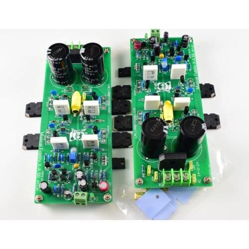 2 CH X50 stereo Power amplifier Base on Music Fidelity X-A50 100W+100W Finished board
