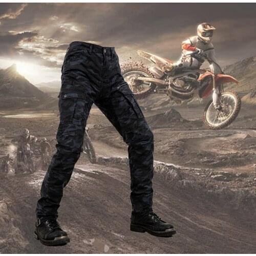 2020 NEW Black Motorcycle Pants Men Moto Protective Gear Riding Touring Motorbike Trousers Motocross Pant