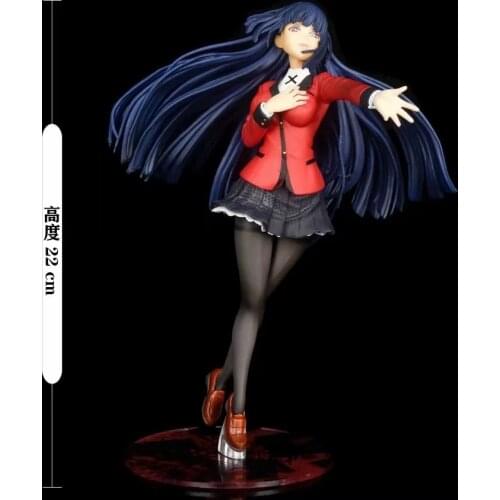 Kakegurui Anime Figure Jabami Yumeko Action Figure Kakegurui Uniform Ver. Jabami Yumeko Figurine Collection Model Doll Gift