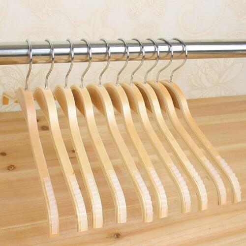 5pcs/lot wood hangers for clothes rack wooden pant racks clohtes hanger