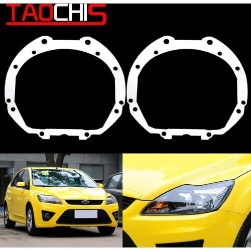 Taochis Car Styling frame adapter Bracket Holder for Ford Focus 2.0L Hella 3R G5 3/5 Bi xenon Projector lens