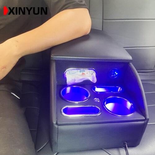 FOR CL COUPE CSX EL ILX INTEGRA MDX NSX RDX RL RLX RSX TL TLX Rear handrail box mobile phone charging USB LED Put paper towels
