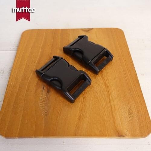 Retailing DIY for Dog Collar accessory black 2.0cm webbing mountaineering backpack durable plastic buckle DCK-013