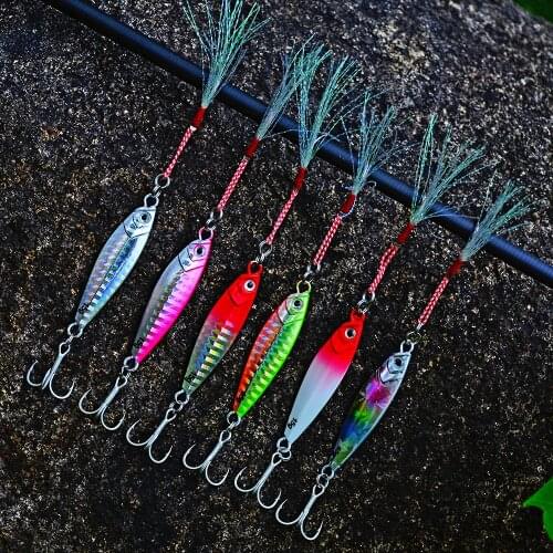 6 Color DRAGER Metal Cast Jig Spoon 7/10/15/20/30g Shore Casting Jigging Lead Fish Sea Bass Fishing Lure Artificial Bait Tackle