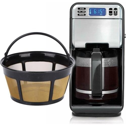 Stainless Steel Basket Reusable High Temperature Resistant Mesh Coffee Filter