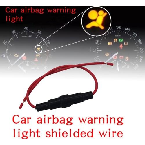 Car steering wheel modification airbag warning light shielded cable wire