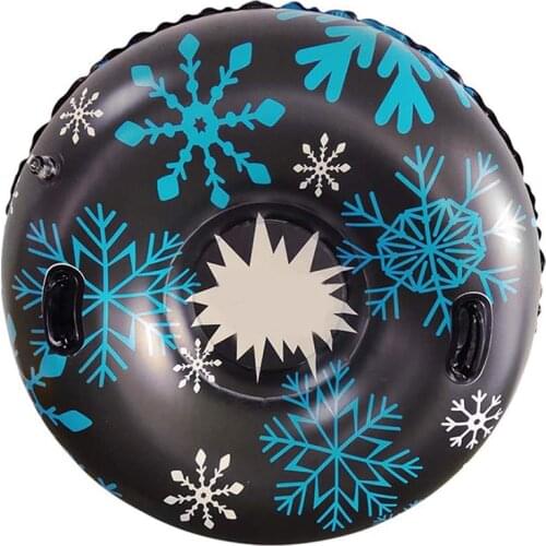 Inflatable Snow Tube With Handle Snow Ski Circle High-Quality Durable Winter Outdoor Sports Children Adults Thickened Ski Circle