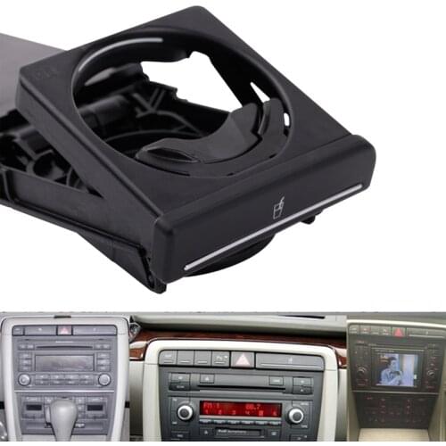 New Black Front Car Cup Holder Sliding for VW A4/B6/B7 2002-2008 8E1862534K