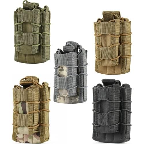 Hunting Molle Magazine Pouch AK M4 5.56/7.62 Magazine Pouch Fast Cartridges Clip Ammunition Carrier Ammo Holder