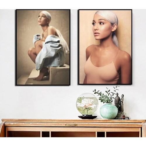 Poster Canvas Printmaking Girl Sexy Ariana Grande Picture Sweetener Painted Living Room Wall Art Bedroom Decoration