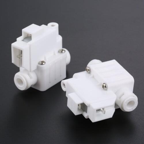 1/4"(6.4mm) OD Hose Water Tank High Pressure Switch One Pole 1/4" OD Hose Connection Reverse Osmosis System With Crimp Terminal