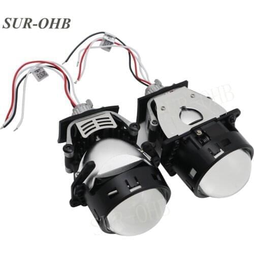 KY20H0005 Styling 3.0 inch Auto Headlights Retrofit Fast bright with high low beam Universal bi Car led projector retrofit lens