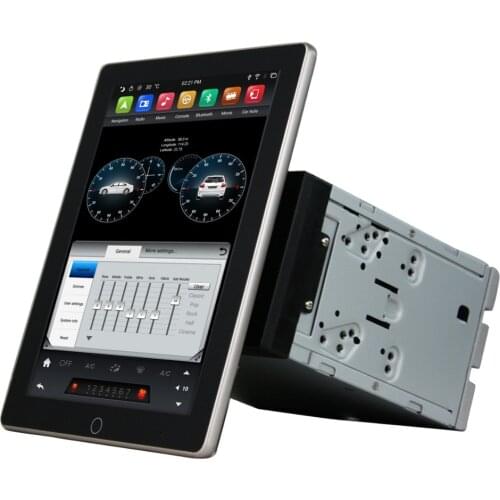 90° Rotatable IPS Screen 2 din 9.7" PX6 6-Core Android 9.0 Universal Car dvd Player Radio GPS Bluetooth 5.0 WIFI Easy Connect
