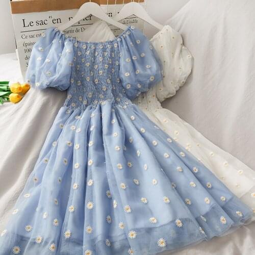 WEIHAOBANG Summer Sexy V Neck Floral Print Boho Beach Dress Ruffle Short Sleeve A Line Mini Dress Wrap Sundress Sexy Dress