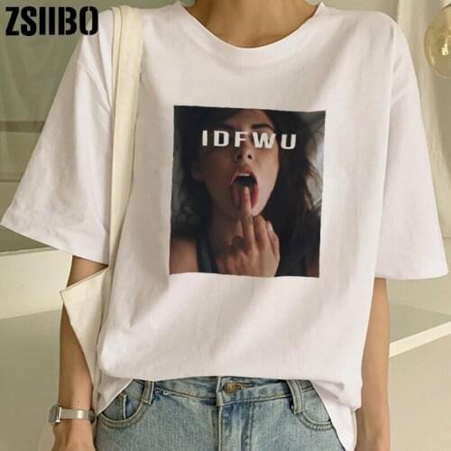 Womens Shirts Print clothes dropshipping vintage Harajuku T-Shirts Tshirts tops clothing personality short sleeve jersey punk