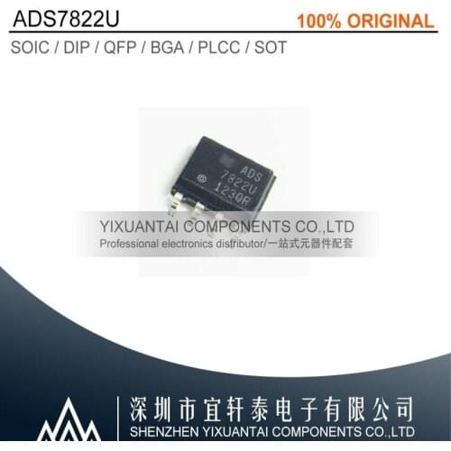 1pcs 100% original ADS7822U ADS7822 7822 SMD SOP8