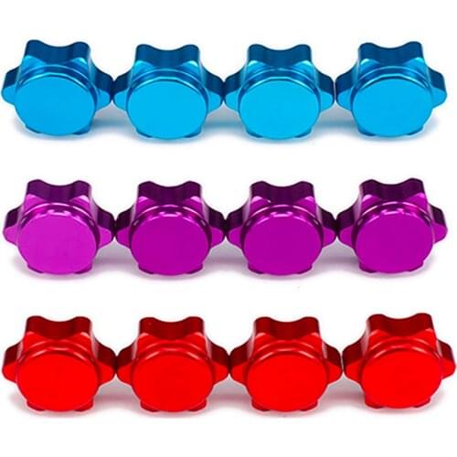 17mm Aluminum Wheel Hub Hex Nut Fine Anti-Dust Cover For 1/8 RC Hobby Car BuggyTruck Hop-Up Parts HSP Axial HPI Traxxas Himoto
