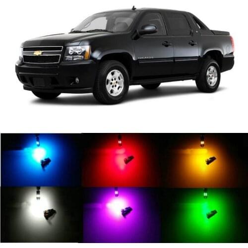 20pc/lot canbus t5 Dashboard LED Light Bulbs For Chevy Avalanche Camaro Caprice Sport Colorado Equinox Malibu Silverado Sonic