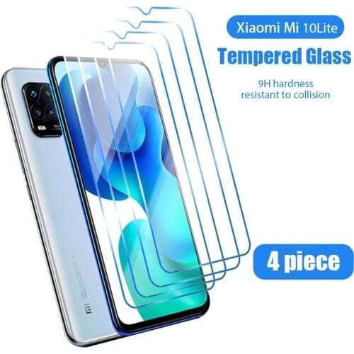 4PCS screen protector for Xiaomi Poco F3 GT M3 X3 NFC X2 F2 M2 Pro protective glass for Xiaomi Mi A2 A3 lite glass