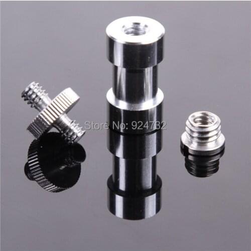 6 in1 1/4" 3/8" screw & 5/8" Spigot Stud convert Adapter for Camera Tripod Stand