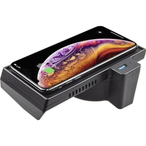 Car wireless charger for BMW E70 E71 F15 F16 mobile wireless charger QI mobile phone inductive charging original installation