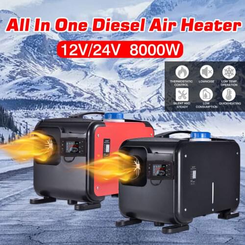 2021 Car Heater 12V 8KW Universal All In One Diesel Fuel Air Parking Heater LCD Monitor For Trucks/Motor-home/Boats/Camper Van